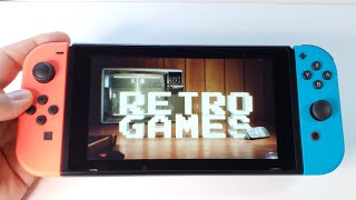 Retro Game Pack  Nintendo Switch handheld gameplay [upl. by Stickney]