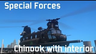 GTA IV MH47G Chinook with enterable interior EPM [upl. by Beltran]