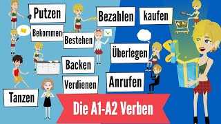 wichtige verben A1 A2 Deutsch lernen  deutsch A1  A2  die Verben a1 05  easy german [upl. by Airol]