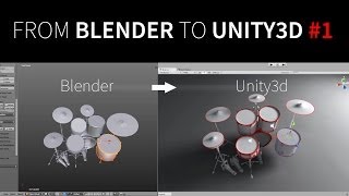 Export from Blender to Unity3d 1 Pivot Point Origin [upl. by Garold]