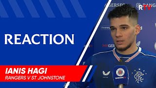 REACTION  Ianis Hagi  Rangers 10 St Johnstone 03 Feb 2021 [upl. by Auginahs]