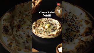 Cheesy Stuffed Naan Bread l Deliciously Cheesy Recipe shorts [upl. by Hoxsie]