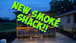 My New Smoke Shack Outdoor Cooking Area [upl. by Conn372]