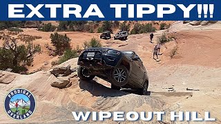 Jeep Grand Cherokee WK2 and Toyota 4Runner  Off Roading Wipeout Hill  Moab Utah [upl. by Bunni24]