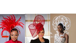 TRENDY STATEMENT FASCINATORSHATS IDEAS FOR RICH LADIES [upl. by Ardnaid]