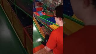 Me going down the vertical drop slide at Big Fun Hull indoorplayground shorts [upl. by Sylvester]