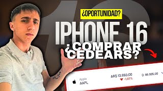 📲IPHONE 16 ¿CONVIENE COMPRAR CEDEARS DE APPLE OJO⚠ [upl. by Alyosha77]