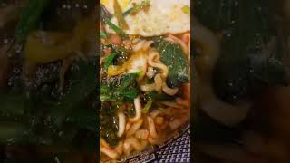 Stinging nettle and hot noodles food d [upl. by Sall]