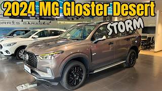 2024 MG Gloster Desertstorm 4WD ADAS ₹41 lakh  Full walkaround Exterior  Interior [upl. by Yhtur]