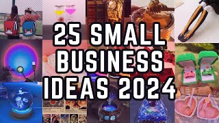 25 Profitable Small Business Ideas You Can Try In 2024 💡 [upl. by Byler]