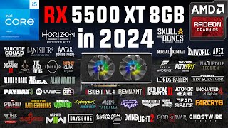 RX 5500 XT 8GB Test in 60 Games in 2024 [upl. by Buddie]