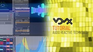 VDMX Tutorial Audio Reactive Techniques [upl. by Ardnik]