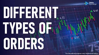 Different types of order in Delta Exchange  bitcoin ethereum crypto [upl. by Whitebook]