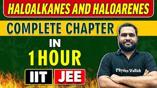 HALOALKANES AND HALOARENES in 1 Hour  Complete Chapter for JEE MainAdvanced [upl. by Ynattib]