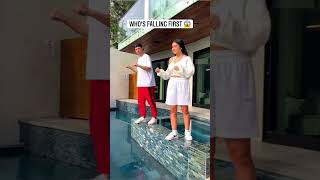 Dance Challenge Loser Falls In The Pool 🤣 [upl. by Aryajay]