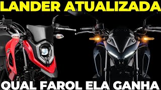 Lander 250 Atualizada Recebe o farol da Crosser MT 03 ou vem novidades [upl. by Ariahaj]