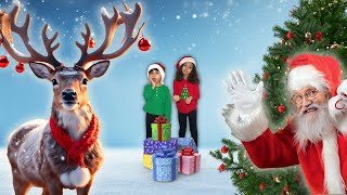 Christmas Video for kidsAtrin and Sorens Christmas animal Adventure Finding Santas Lost Reindeer [upl. by Dinin357]