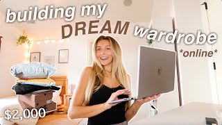 buying my dream wardrobe online shopping  tryon haul [upl. by Nosreve]