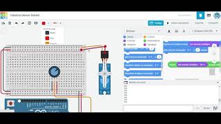 Control del giro de un servomotor usando un potenciómetro en ARDUINO con TINKERCAD [upl. by Nayd966]