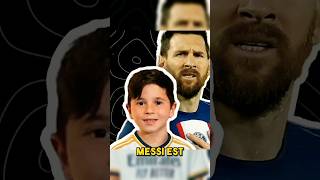 Le fils de Messi est un fan du Real Madrid 🤯 [upl. by Mayer]