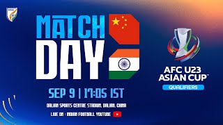 China vs India  AFC U23 Asian Cup 2024 Qualifiers  LIVE [upl. by Lucier]