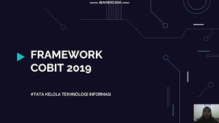 Framework COBIT 2019 [upl. by Ecinnaj414]