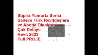 Sürpriz Yumurta Örnek Proje  3 Katlı Rekreasyon Binası   V912  Full Revit Mimari Projesi [upl. by Davey]