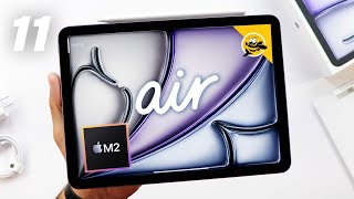 M2 iPad Air 11quot 2024 Unboxing and First Review [upl. by Irod]