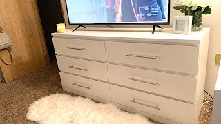 DIY DRAWER PULLS  IKEA Malm Dresser Hack UNDER 50 [upl. by Notnel675]