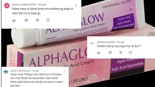 ALPHAGLOW cream review  some answers for Alphaglow cream [upl. by Rustie]