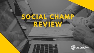 Social Champ Review  Social Media Marketing Tool [upl. by Lleon]