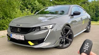 Peugeot 508 PSE 2022  FULL VISUAL REVIEW exterior interior POV drive day amp night [upl. by Marola]