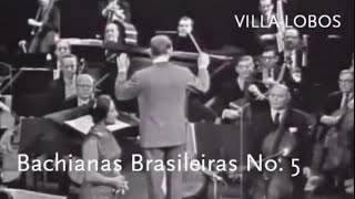 Bachianas Brasileiras No 5 • VillaLobos • New York Philharmonic [upl. by Balbur]