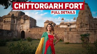 Chittorgarh Fort Complete Tour With History  Total Expenses Cost of Guide amp Travel From Udaipur [upl. by Llerrud729]