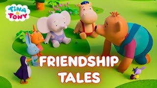 Tina amp Tony 🍦 Friendship Tales 😊 Best episodes collection 🥳 0  Cartoons for Children [upl. by Anifled879]