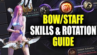 BowStaff Liberator Skills amp Rotation Guide PvEPvP  Throne and Liberty [upl. by Raseda260]