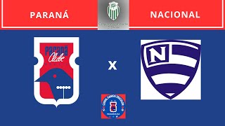 PARANÁ X NACIONAL PR SEGUNDA DIVISÃO PARANAENSE 2024 [upl. by Mikal]