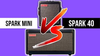 Positive Grid Spark Mini Vs Spark 40 Comparison amp Thoughts [upl. by Livvie]