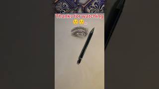 How to draw beutiful eyes from easy tecnic😀🎨 art shorts shortvideo [upl. by Poppas]