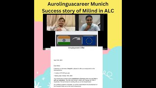 Milind visa sponsored offer letter to Munich  Backend developer Package 70 K EUR  Equity [upl. by Ahsenra]