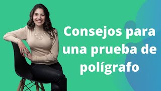 Consejos para una prueba de polígrafo 🧾✅🤫 [upl. by Melise690]