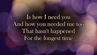 Billy Joel The Longest Time Lyric Video HD HQ [upl. by Blackburn902]