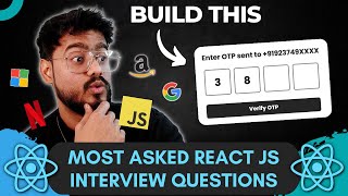 React JS Interview Questions  OTP Login   Frontend Machine Coding Interview Experience [upl. by Liss792]