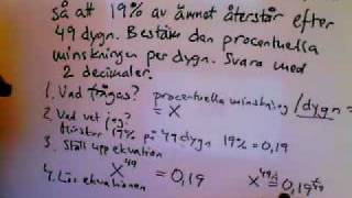 Matematik 1a 1b 1c 2a 2b 2c A Ekvationer problemlösning strategi mbo13mat01c [upl. by Silloh]