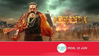 Watch Akhanda  This Monday 12th June 8 PM  Promo  Zee Cinema [upl. by Sirret]