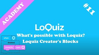 All the Creator blocks 11 on 16  Loquiz Create Play Grow [upl. by Assela]