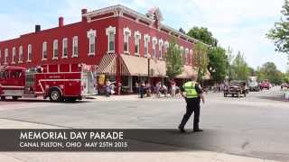 Canal Fulton Memorial Day Parade 2015 [upl. by Neenad]