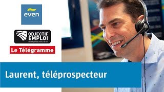 Objectif Emploi  Portrait de Laurent téléprospecteur chez Argel [upl. by Nosyrb]