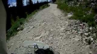 Dual Sport Ride Over Buffalo Pass Colorado [upl. by Ylrebmek]