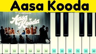 Aasa Kooda Piano  Punjabi Version  Sai Abhyankkar  Ukasha Gull  Tamil Song  Walkband App [upl. by Lyrret]